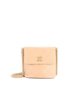 Chanel Chain Flap Hobo Quilted Calfskin #283547C32B